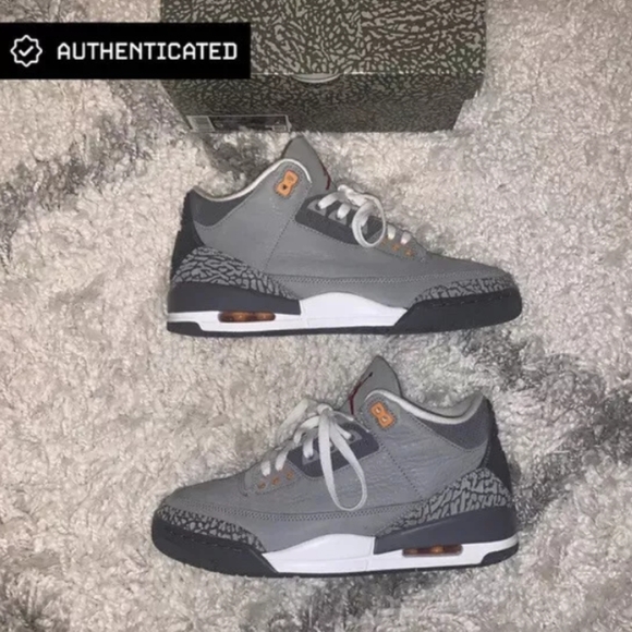 Nike Air Jordan 3 Retro Cool Grey Mens Size 9 - Picture 5 of 12